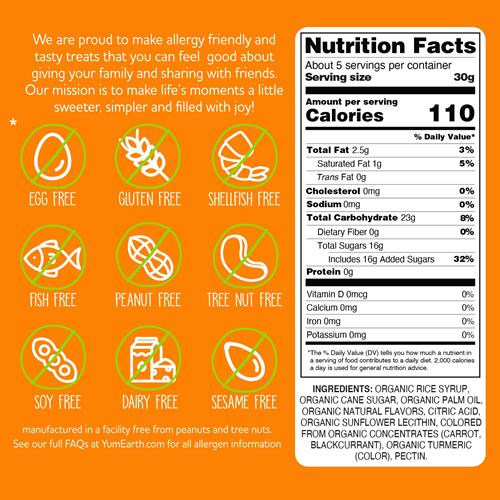 Yumearth Organic Chewys Fruit Flavored Chews, 5Oz Sup, Allergy Friendly, Gluten Free, Non-Gmo, Vegan, No Artificial Flavors Or Dyes (Pack Of 1)