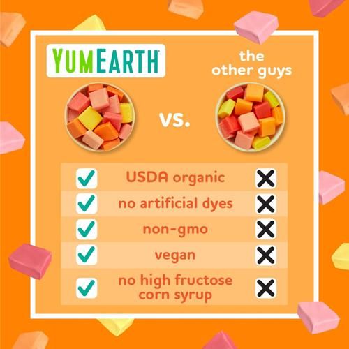 Yumearth Organic Chewys Fruit Flavored Chews, 5Oz Sup, Allergy Friendly, Gluten Free, Non-Gmo, Vegan, No Artificial Flavors Or Dyes (Pack Of 1)