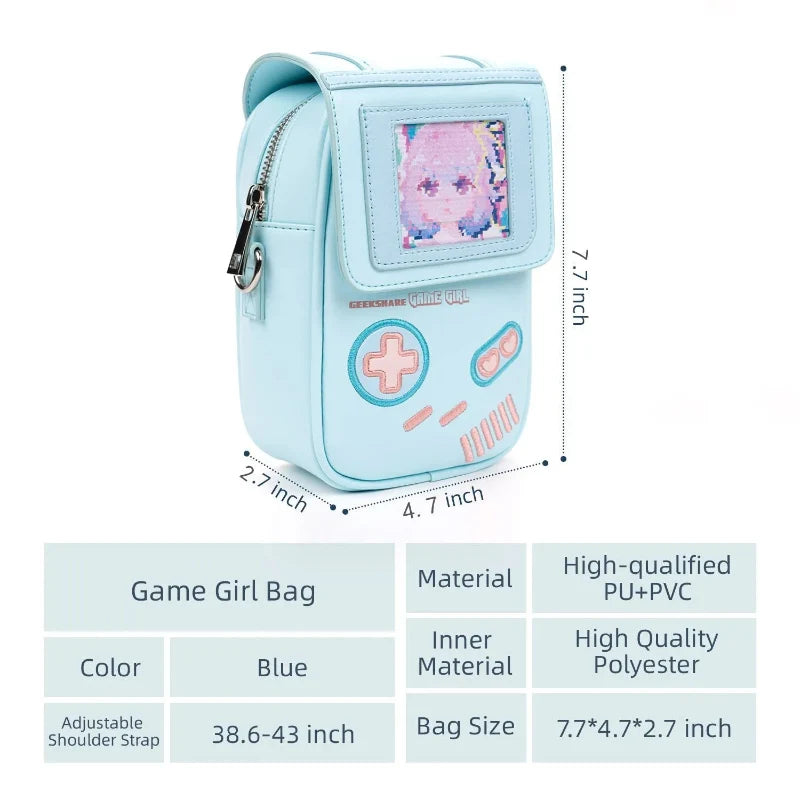 Kawaii Gamer Girl Pouch Bag