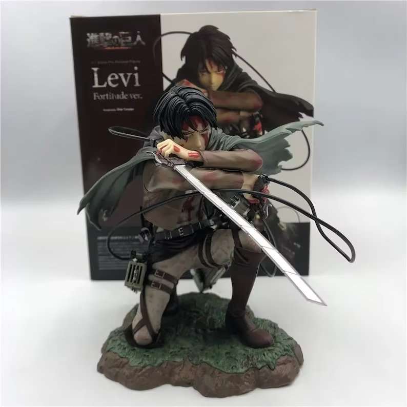 Levi Ackerman Figurine, Attack On Titan Figure, Shingeki no Kyojin Anime Gifts and Merchandise